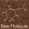 Beer Molecule 2 Brown Poster Print by Lauren Gibbons - Item # VARPDXGLSQ118B2